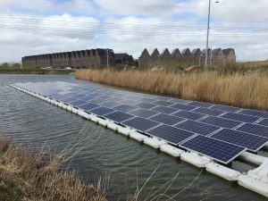 Drijvende zonnepanelen Groningen